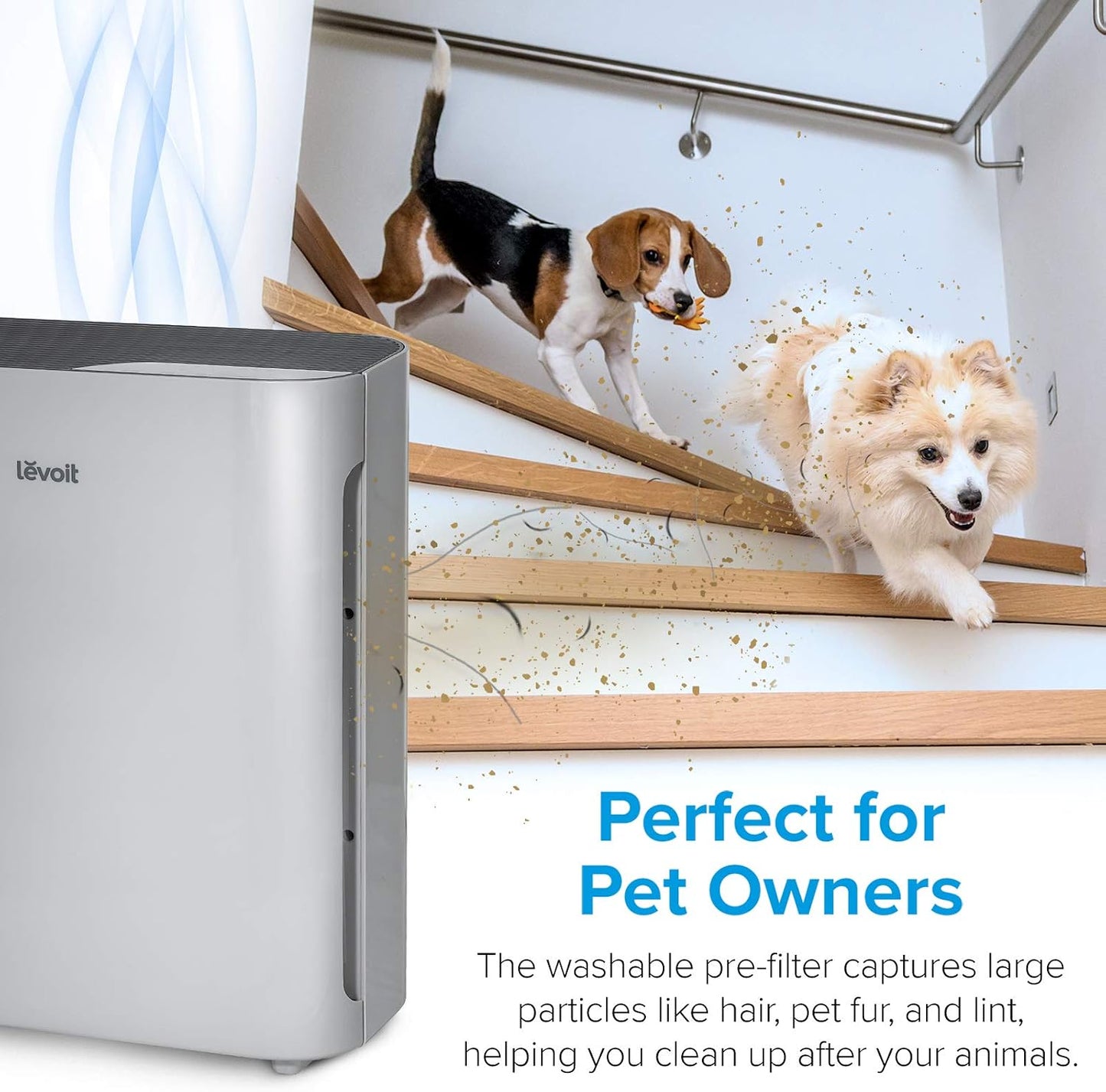 Levoit Air Purifiers for Bedroom Home Pets Dorm Room, Small Air Purifiers
