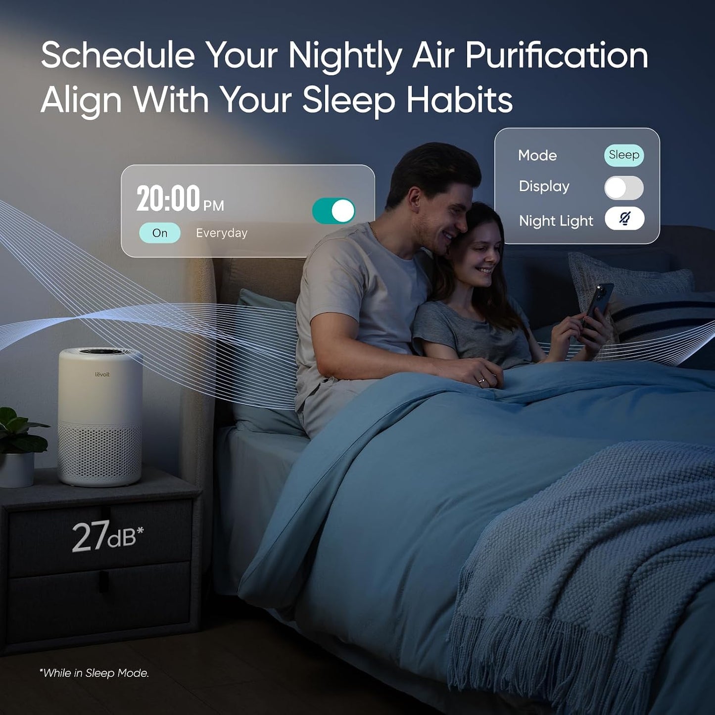 Levoit Air Purifiers for Bedroom Home Pets Dorm Room, Small Air Purifiers