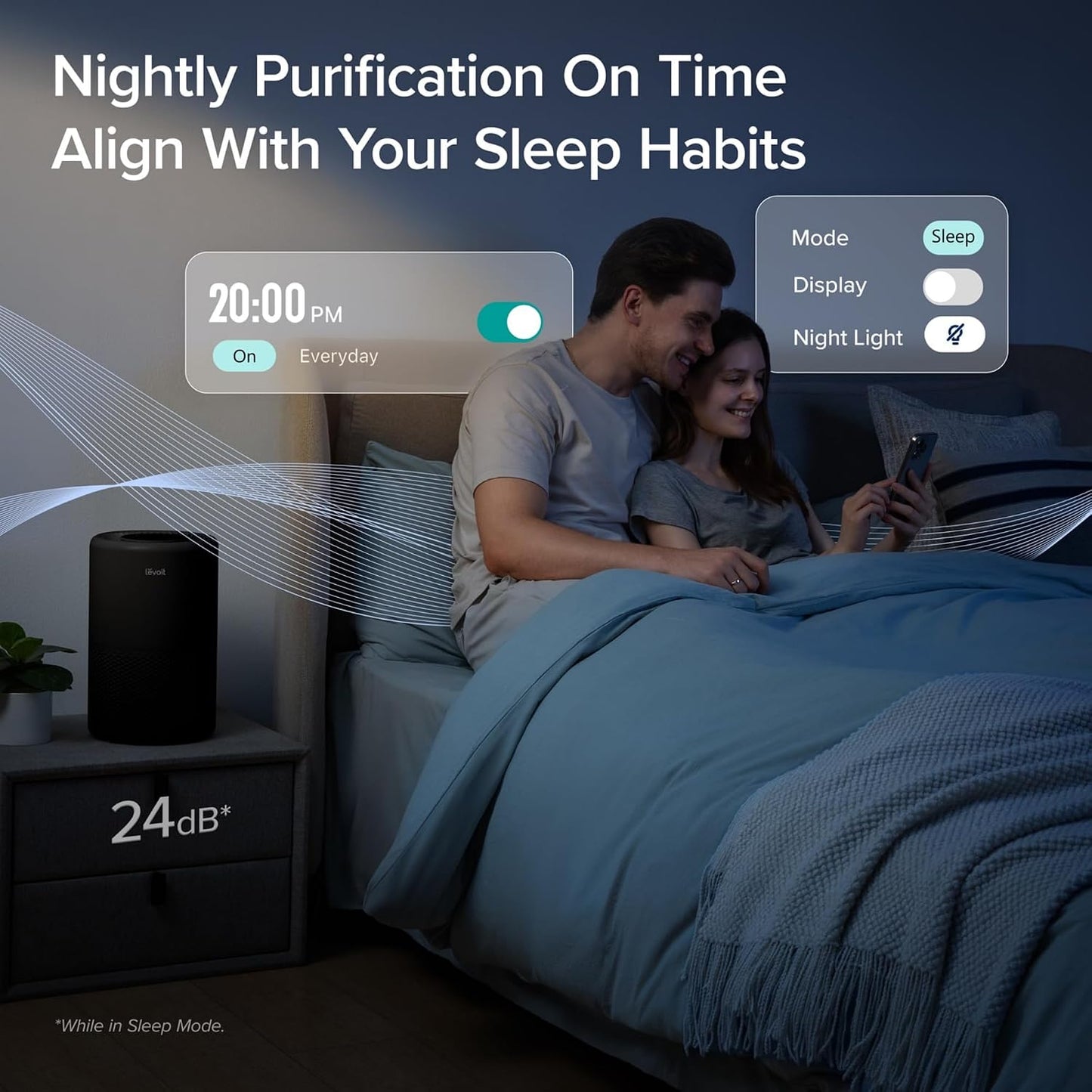 Levoit Air Purifiers for Bedroom Home Pets Dorm Room, Small Air Purifiers