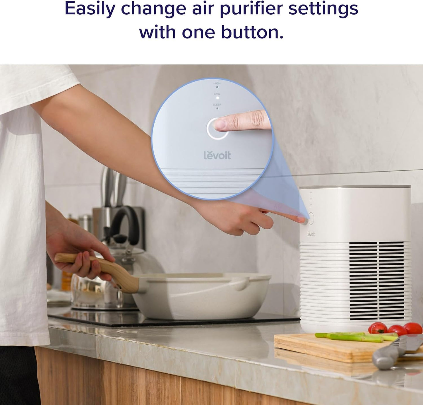 Levoit Air Purifiers for Bedroom Home Pets Dorm Room, Small Air Purifiers
