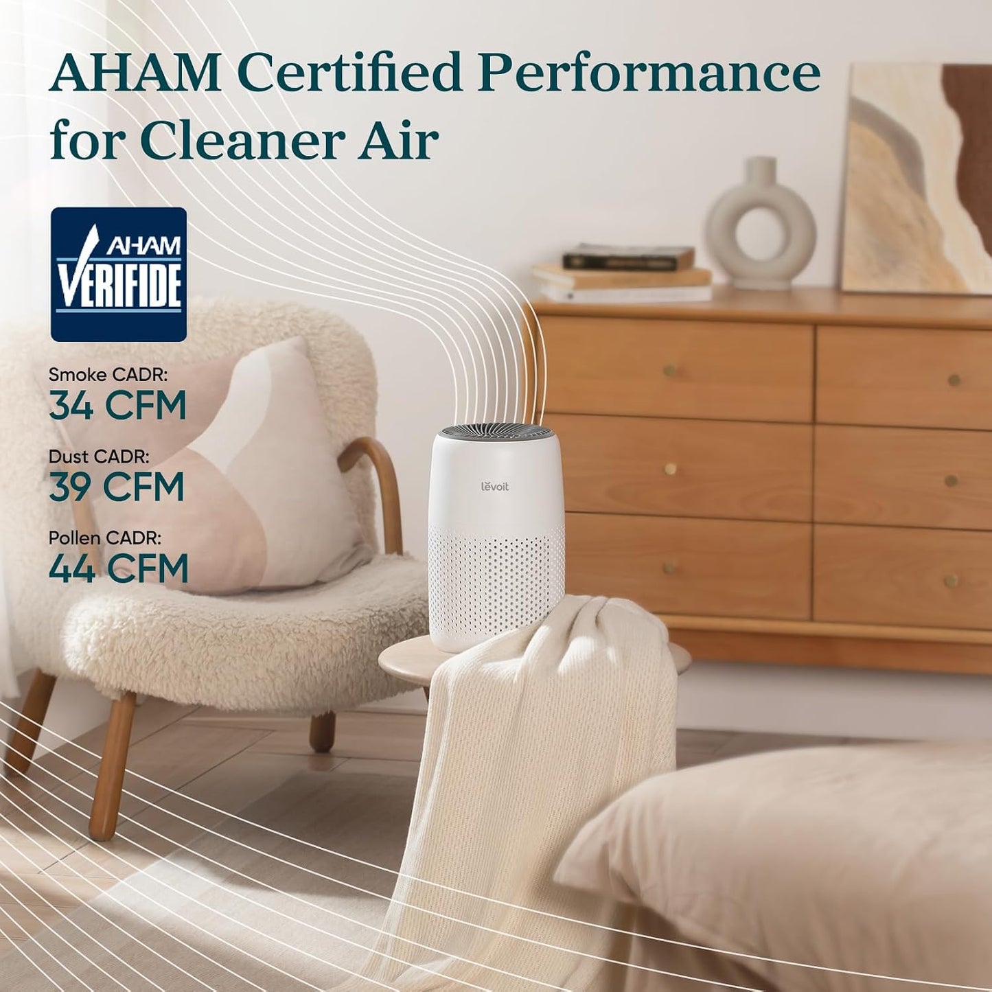 Levoit Air Purifiers for Bedroom Home Pets Dorm Room, Small Air Purifiers