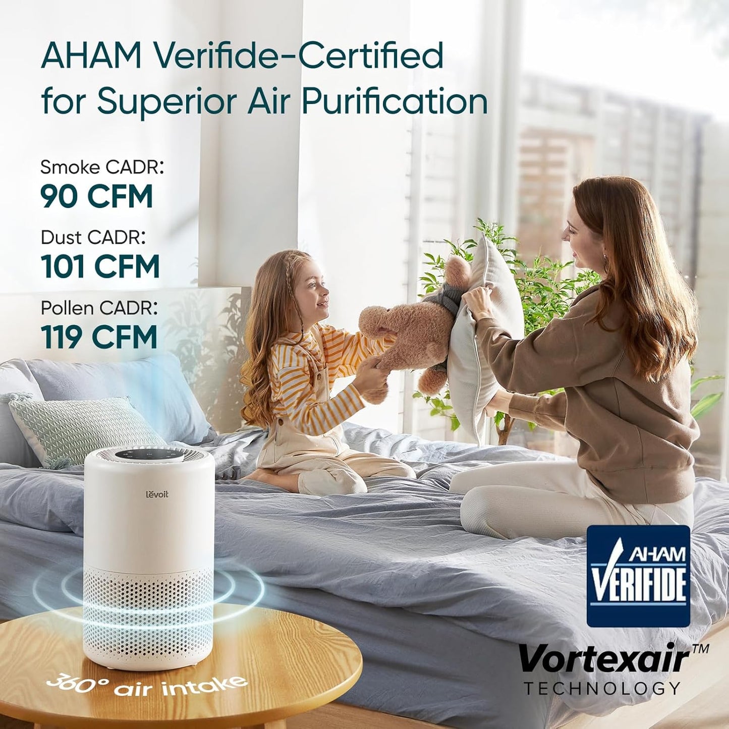 Levoit Air Purifiers for Bedroom Home Pets Dorm Room, Small Air Purifiers