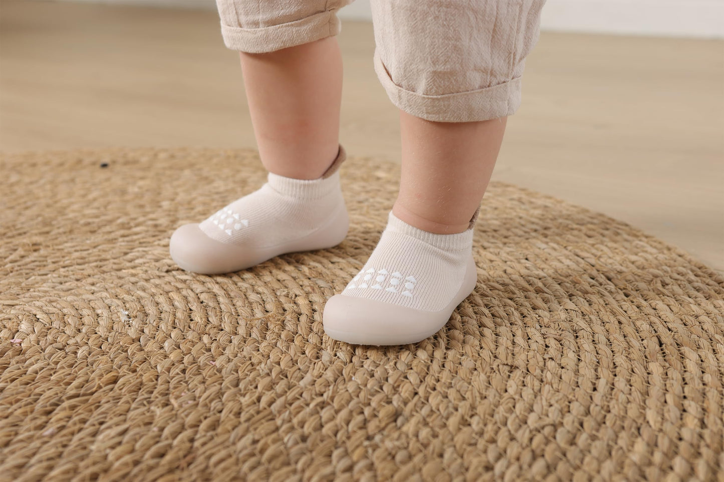 Hstyle Baby Sock Shoes Toddler Boys Walking Shoes Infant Slippers Sneakers
