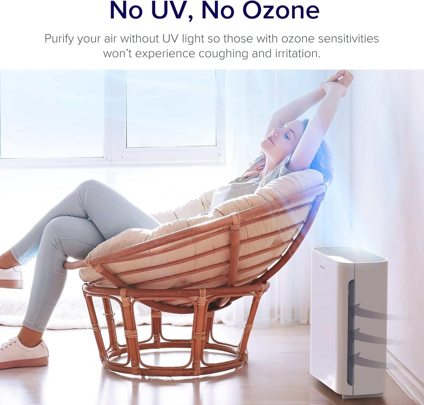 Levoit Air Purifiers for Bedroom Home Pets Dorm Room, Small Air Purifiers