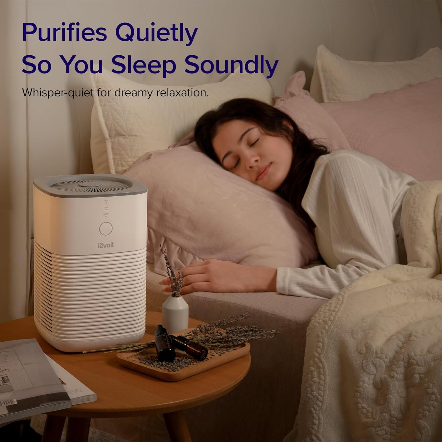 Levoit Air Purifiers for Bedroom Home Pets Dorm Room, Small Air Purifiers