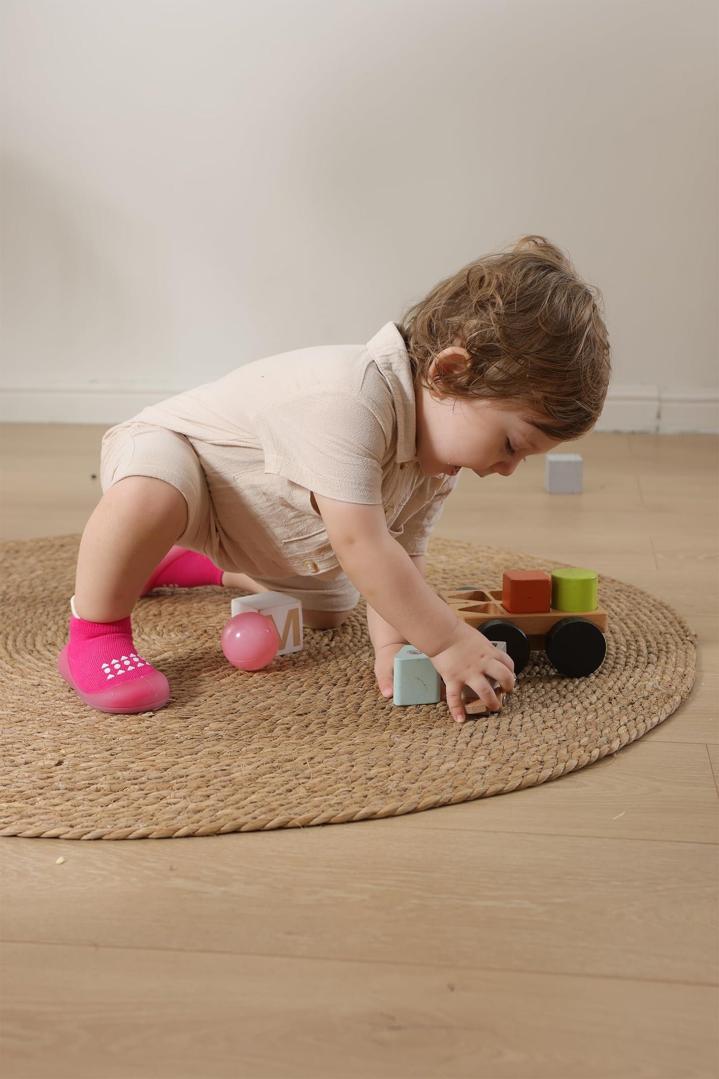 Hstyle Baby Sock Shoes Toddler Boys Walking Shoes Infant Slippers Sneakers
