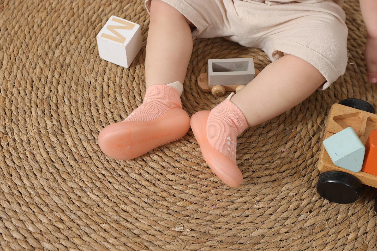 Hstyle Baby Sock Shoes Toddler Boys Walking Shoes Infant Slippers Sneakers